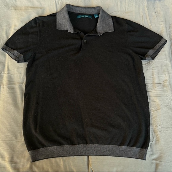 Perry Ellis Tech Knit Sweater Polo - Picture 2 of 7